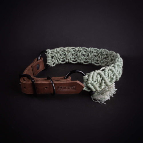 Makramee Hundehalsband IMRUDEL Boho